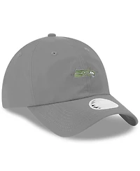 New Era Women's Wolf Gray Seattle Seahawks 2025 Rivalries Collection Pony Tail Adjustable Hat