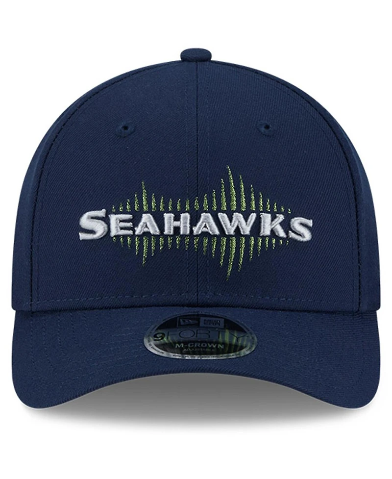 New Era Men's College Navy Seattle Seahawks 2025 Rivalries Collection Team 9FORTY M-Crown Adjustable Hat