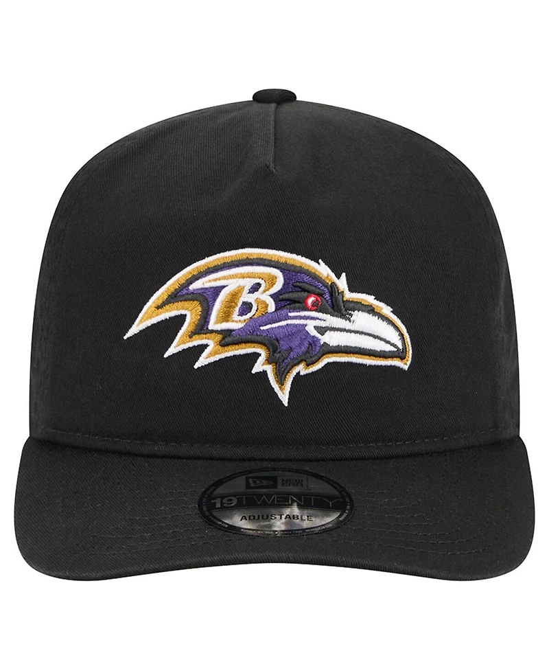 New Era Men's Black Baltimore Ravens Team 19TWENTY Adjustable Hat