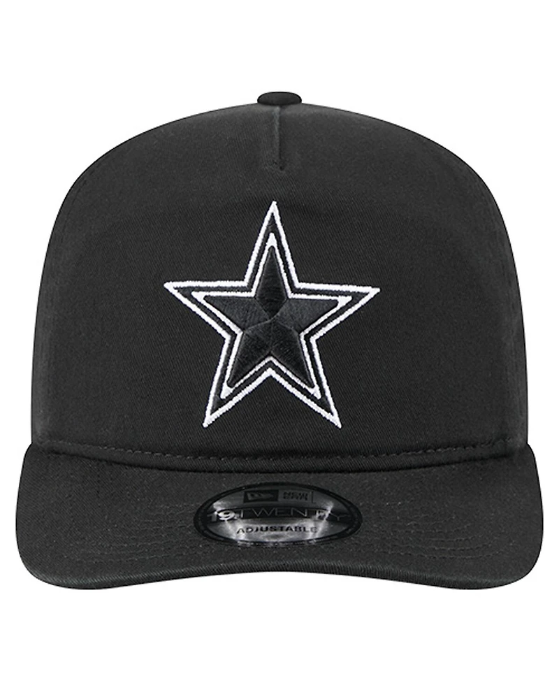 New Era Men's Black/White Dallas Cowboys 19TWENTY Adjustable Hat