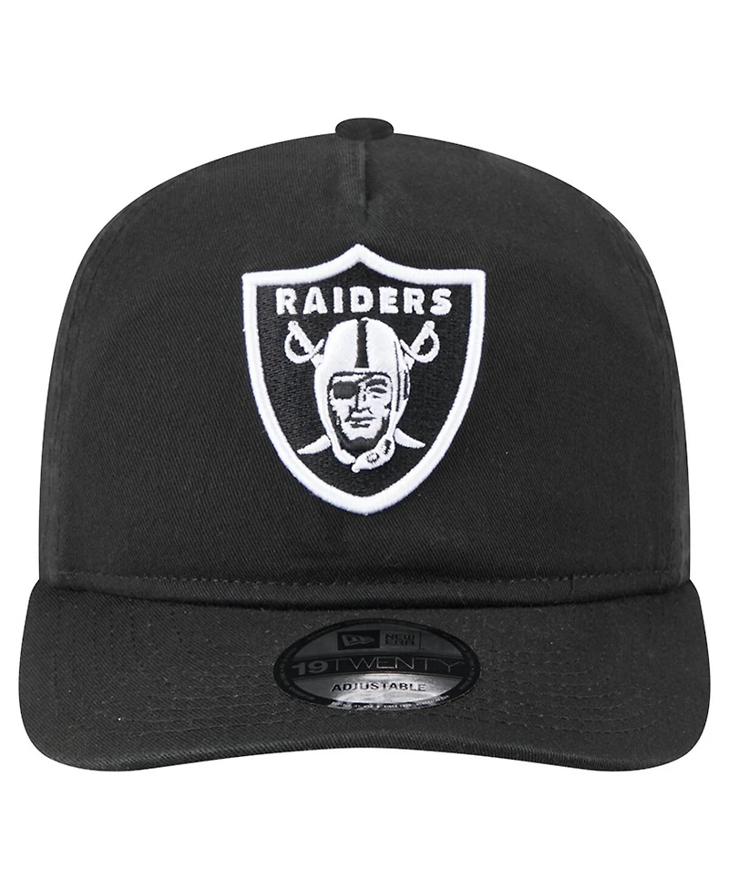 New Era Men's Black/White Las Vegas Raiders 19TWENTY Adjustable Hat