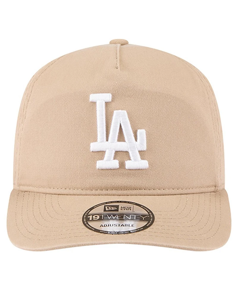 New Era Men's Light Beige Los Angeles Dodgers Cam 19TWENTY Adjustable Hat