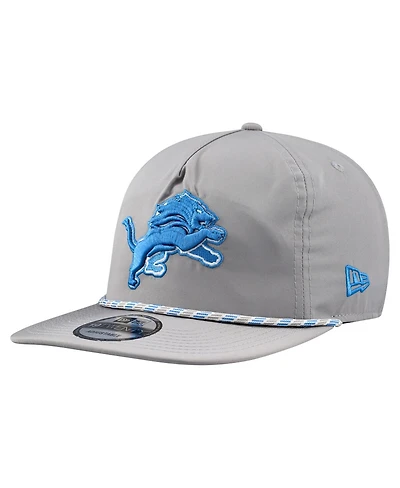 New Era Men's Silver Detroit Lions Rope 19TWENTY Hat