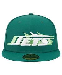 New Era Men's Green York Jets Tri-Hit 59FIFTY Fitted Hat