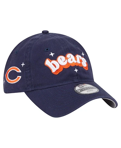 New Era Big Girls Navy Chicago Bears Cheer 9TWENTY Adjustable Hat