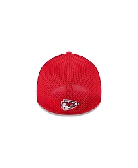 New Era Men's Red Kansas City Chiefs Outline 39THIRTY Flex Hat