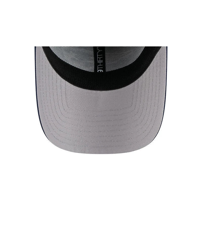 New Era Men's Navy England Patriots Outline 39THIRTY Flex Hat