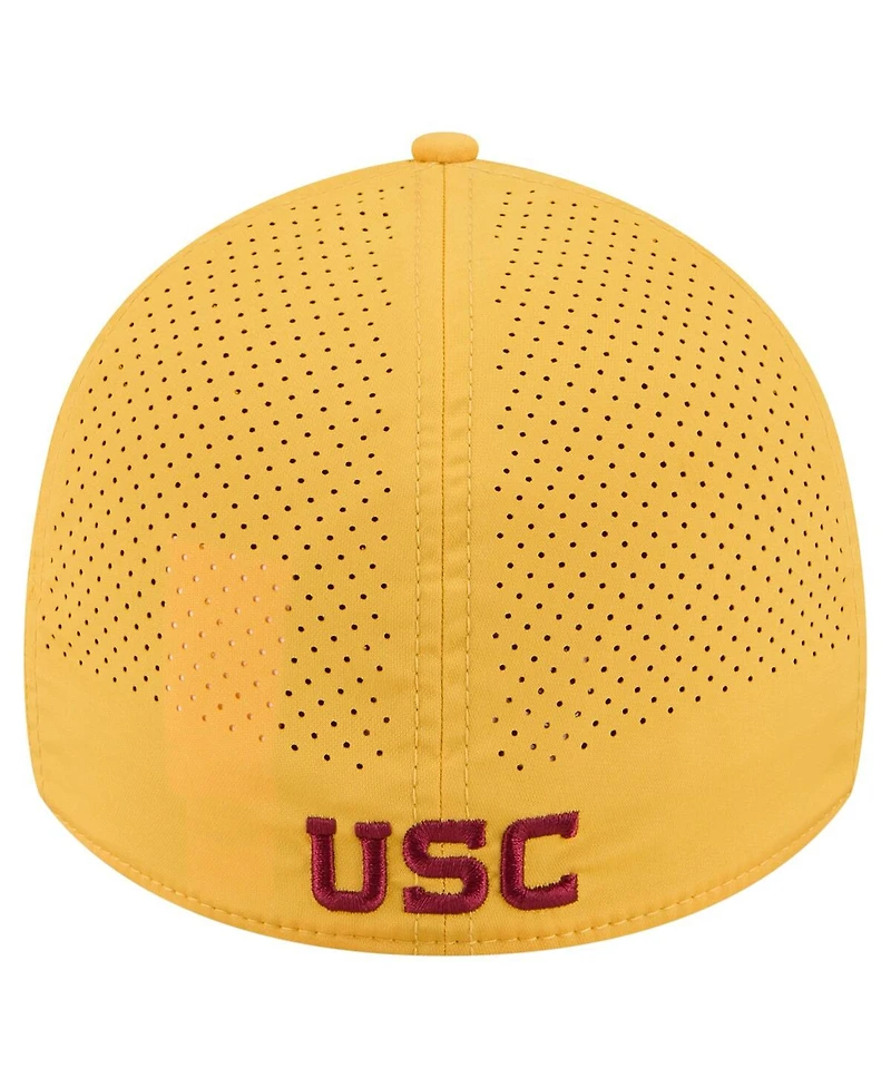 New Era Men's Gold Usc Trojans Rope 39THIRTY Flex Hat