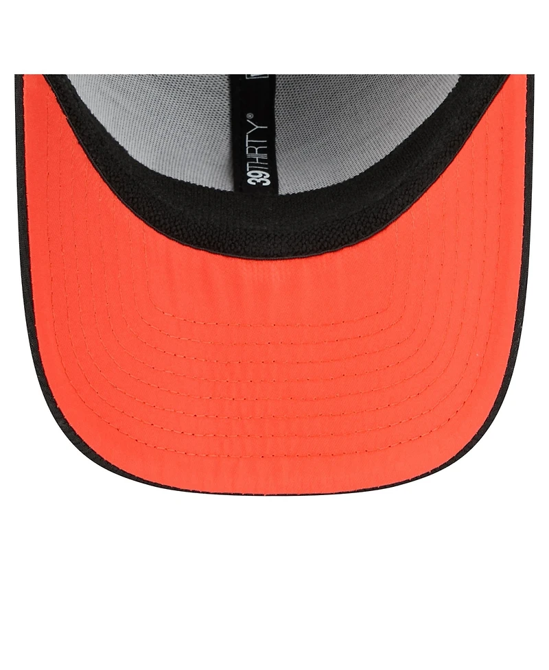 New Era Men's Black Cincinnati Bengals Scoreboard 39THIRTY Flex Hat