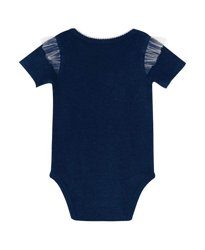 Outerstuff Baby Girls 2-Piece Dallas Cowboys My Team Rocks Bodysuit and Skirt Set