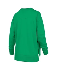 Pressbox Women's Green Oregon Ducks Bonanza Chenille Harper Script Sweatshirt