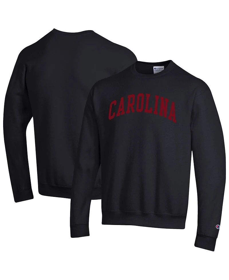 Champion Men's Black South Carolina Gamecocks Basic Arch Fleece Pullover Sweatshirt