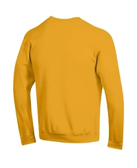 Champion Men's Gold Iowa Hawkeyes Basic Arch Fleece Pullover Sweatshirt