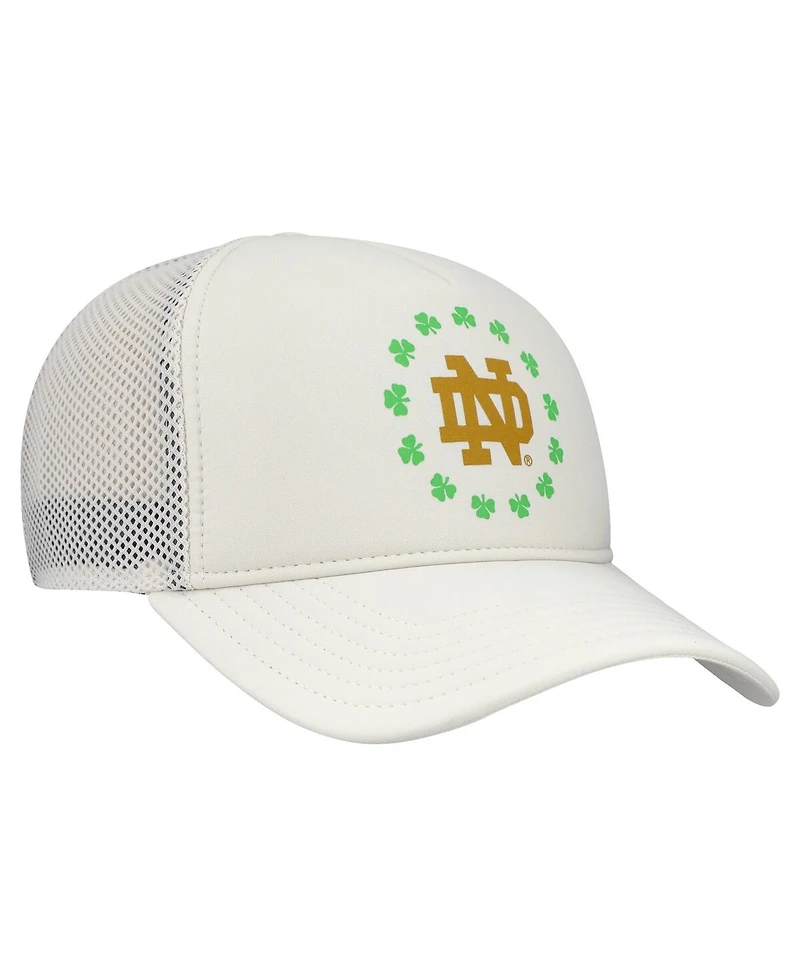 Under Armour Men's Cream Notre Dame Fighting Irish Cheer Her Name Sport style Foam Adjustable Hat
