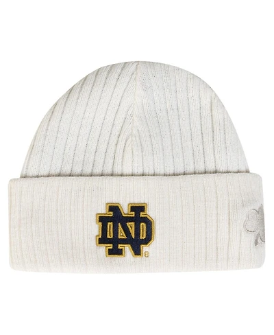 Under Armour Men's Stone Notre Dame Fighting Irish Sideline Halftime Shallow Cuffed Knit Hat