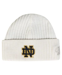 Under Armour Men's Stone Notre Dame Fighting Irish Sideline Halftime Shallow Cuffed Knit Hat