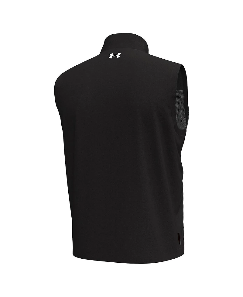 Under Armour Men's Black South Carolina Gamecocks Drive Pro Storm Full-Zip Vest