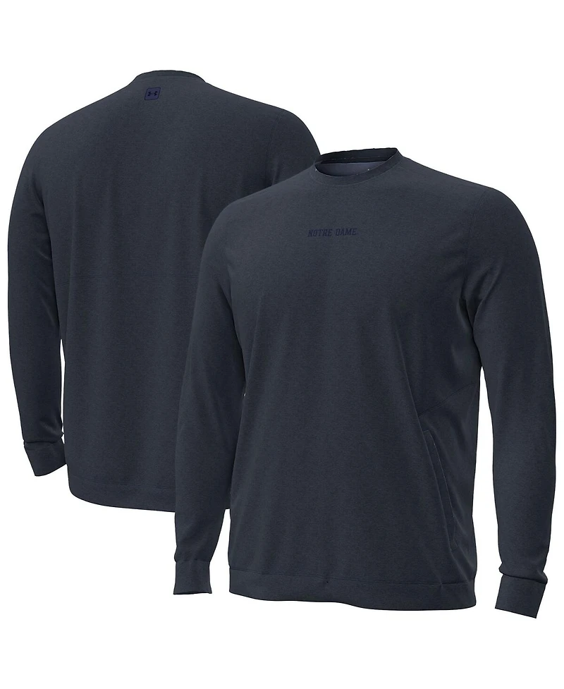 Under Armour Men's Navy Notre Dame Fighting Irish Sideline Meridian Cold Weather Sweatshirt