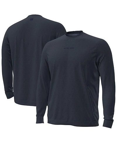 Under Armour Men's Navy Notre Dame Fighting Irish Sideline Meridian Cold Weather Sweatshirt