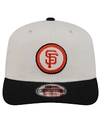 New Era Men's Cream/Black San Francisco Giants Loyal 9SEVENTY Adjustable Hat
