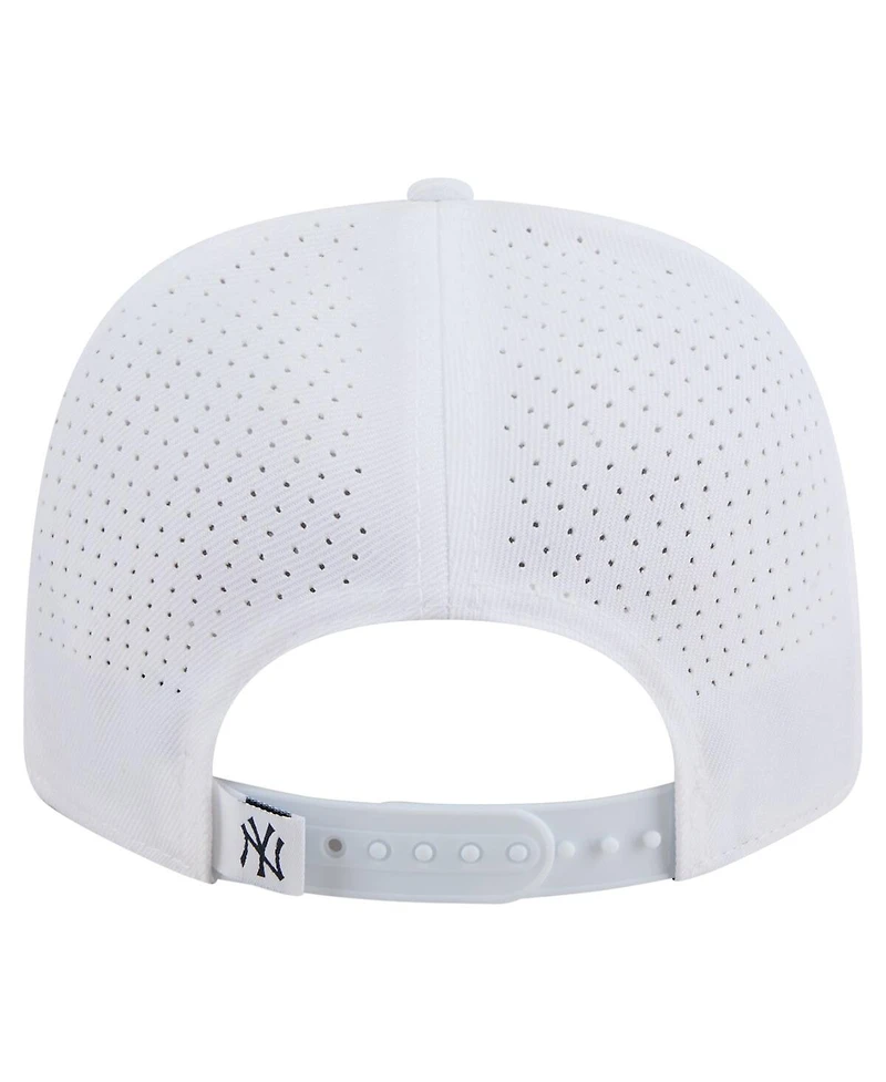 New Era Men's White New York Yankees Coolera 9SEVENTY Adjustable Hat