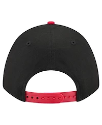 New Era Men's Black/Red Atlanta Falcons Arch 9FORTY A-Frame Adjustable Hat