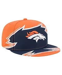 New Era Men's Orange/Navy Denver Broncos Break 59FIFTY Fitted Hat