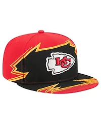 New Era Men's Red/Black Kansas City Chiefs Break 59FIFTY Fitted Hat