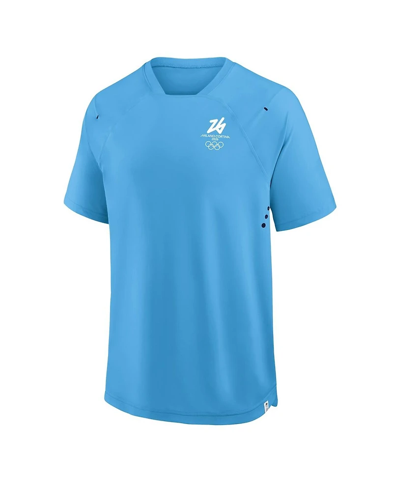 Fanatics Men's Blue Milano Cortina 2026 Winter Olympics Tech Raglan T-Shirt