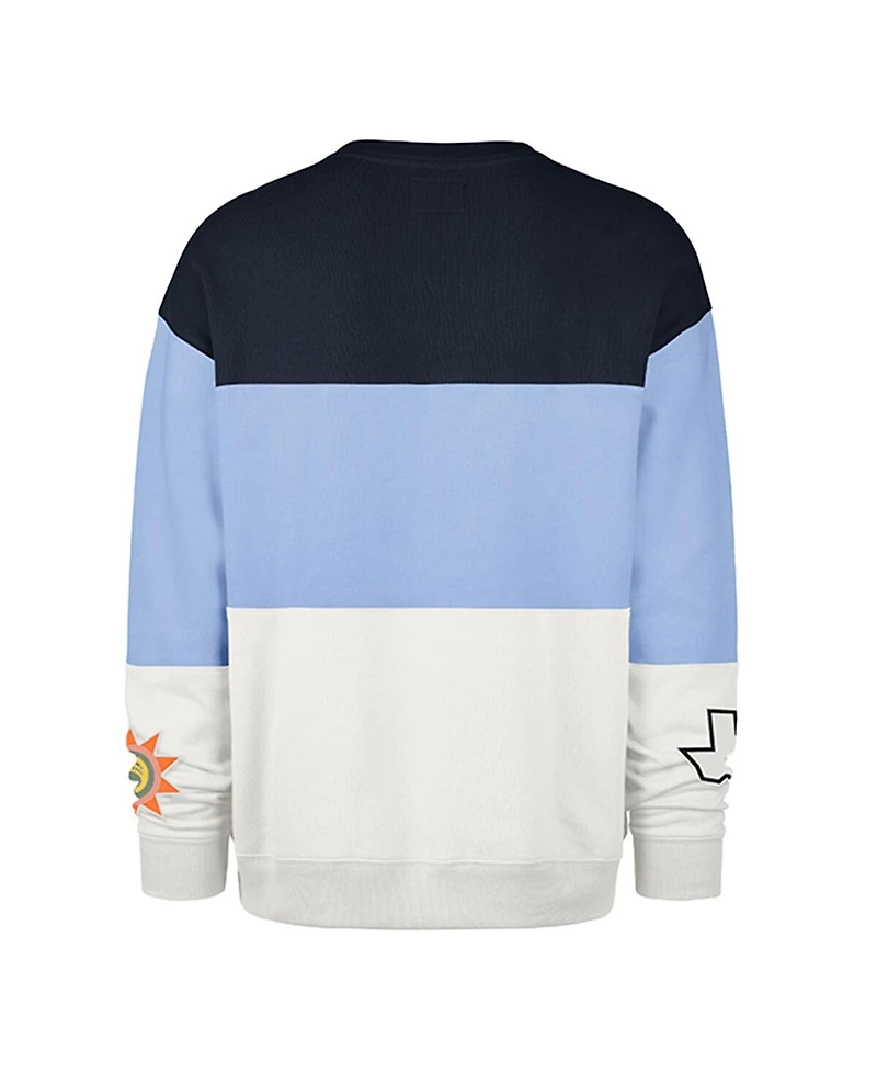 '47 Brand Men's and Women's Blue San Antonio Spurs 2024/25 City Edition On Five Maximalist Pullover Sweatshirt