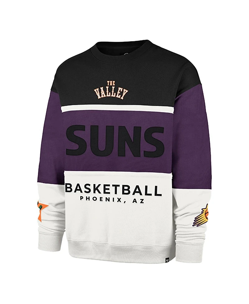 '47 Brand Men's and Women's Purple Phoenix Suns 2024/25 City Edition On Five Maximalist Pullover Sweatshirt