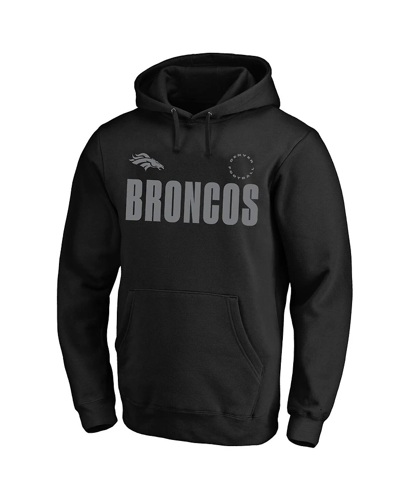 Fanatics Men's Black Denver Broncos Big Tall Chip Shot Hoodie