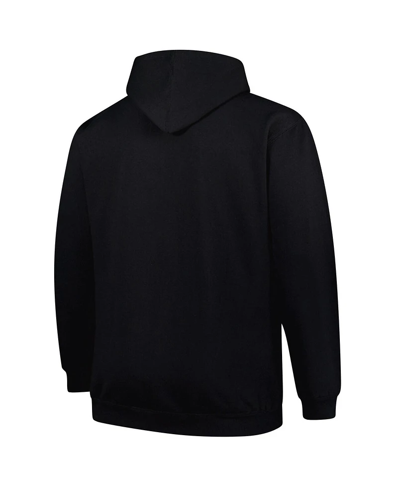 Fanatics Men's Black Los Angeles Rams Big Tall Pop Pullover Hoodie