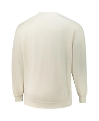 '47 Brand Men's Cream Milwaukee Bucks Big Tall Spotlight Headline Pullover Sweatshirt