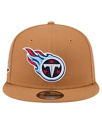 New Era Big Boys and Girls Brown Tennessee Titans Color Pack Side Patch 9FIFTY Snapback Hat