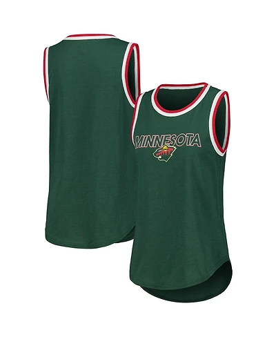 G-iii 4Her by Carl Banks Women's Green Minnesota Wild Strategy Tank Top