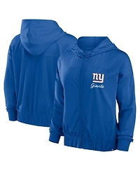 Fanatics Women's Royal New York Giants Script Lock Full-Zip Hoodie