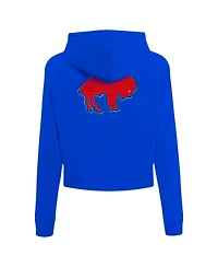 Pro Standard Women's Royal Buffalo Bills Split Logo Full-Zip Hoodie