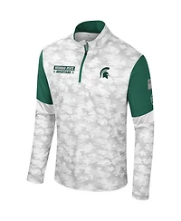 Colosseum Men's Camo Michigan State Spartans Oht Military Appreciation Tomahawk Quarter-Zip Windshirt