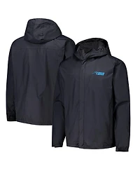 Dunbrooke Men's Black Carolina Panthers Tropic Waterproof Packable Full-Zip Hoodie Jacket