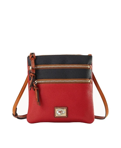 Dooney & Bourke Kansas City Chiefs Team Logo Halftime Triple Zip Crossbody Bag