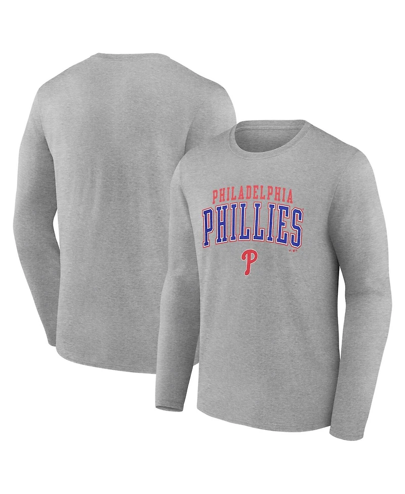 Fanatics Men's No Color Philadelphia Phillies Iconic Tricode Long Sleeve T-Shirt