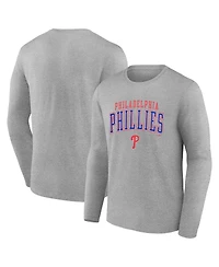 Fanatics Men's No Color Philadelphia Phillies Iconic Tricode Long Sleeve T-Shirt