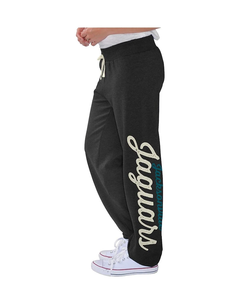 G-iii 4Her by Carl Banks Women's Black Jacksonville Jaguars Scrimmage Fleece Pants
