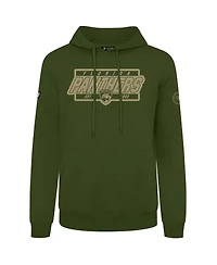 LevelWear Men's Olive Florida Panthers Podium Pullover Hoodie