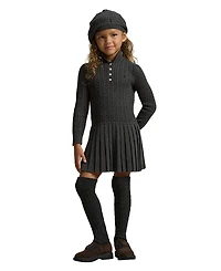 Polo Ralph Lauren Girls 2T-6X Mini-Cable Long Sleeves Sweater Dress