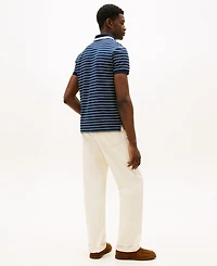 Tommy Hilfiger Men's Pique Graphic Collar Polo Shirt