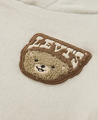 Levi's Baby Boys or Girls 2-Piece Minky Sherpa Hoodie and Jogger Pant Set