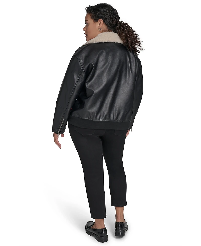 Levi's Plus Long Sleeves Bomber Jacket