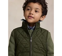 Polo Ralph Lauren Toddler and Little Boys 2-7 Fleece-Lined Quilted Vest
